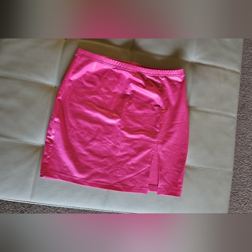 Vibrant Pink Mini Skirt